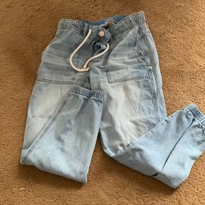Jean joggers